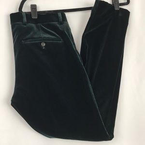 Tiger of Sweden Tordon Dark Green Velvet Trousers